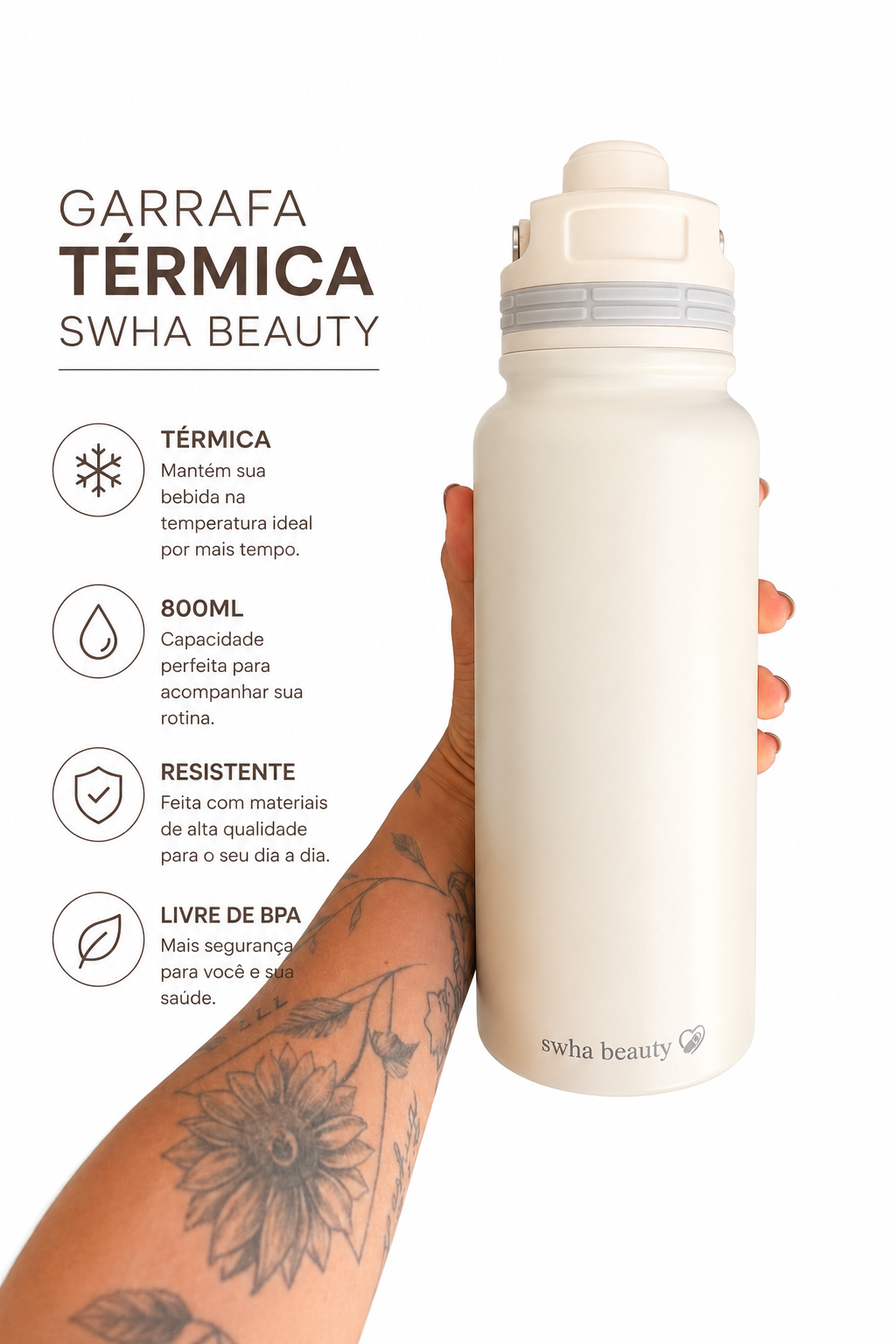 GARRAFA TÉRMICA 800ML