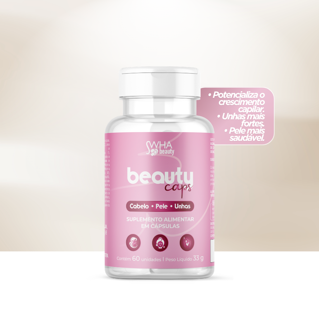 Beauty Caps - CABELO, PELE E UNHAS