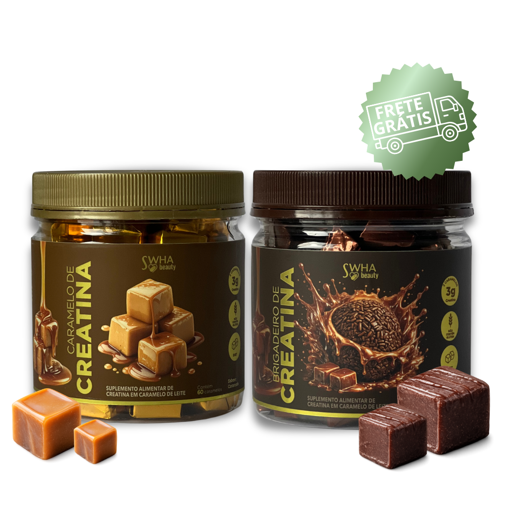 COMBO CREATINA CARAMELO + BRIGADEIRO
