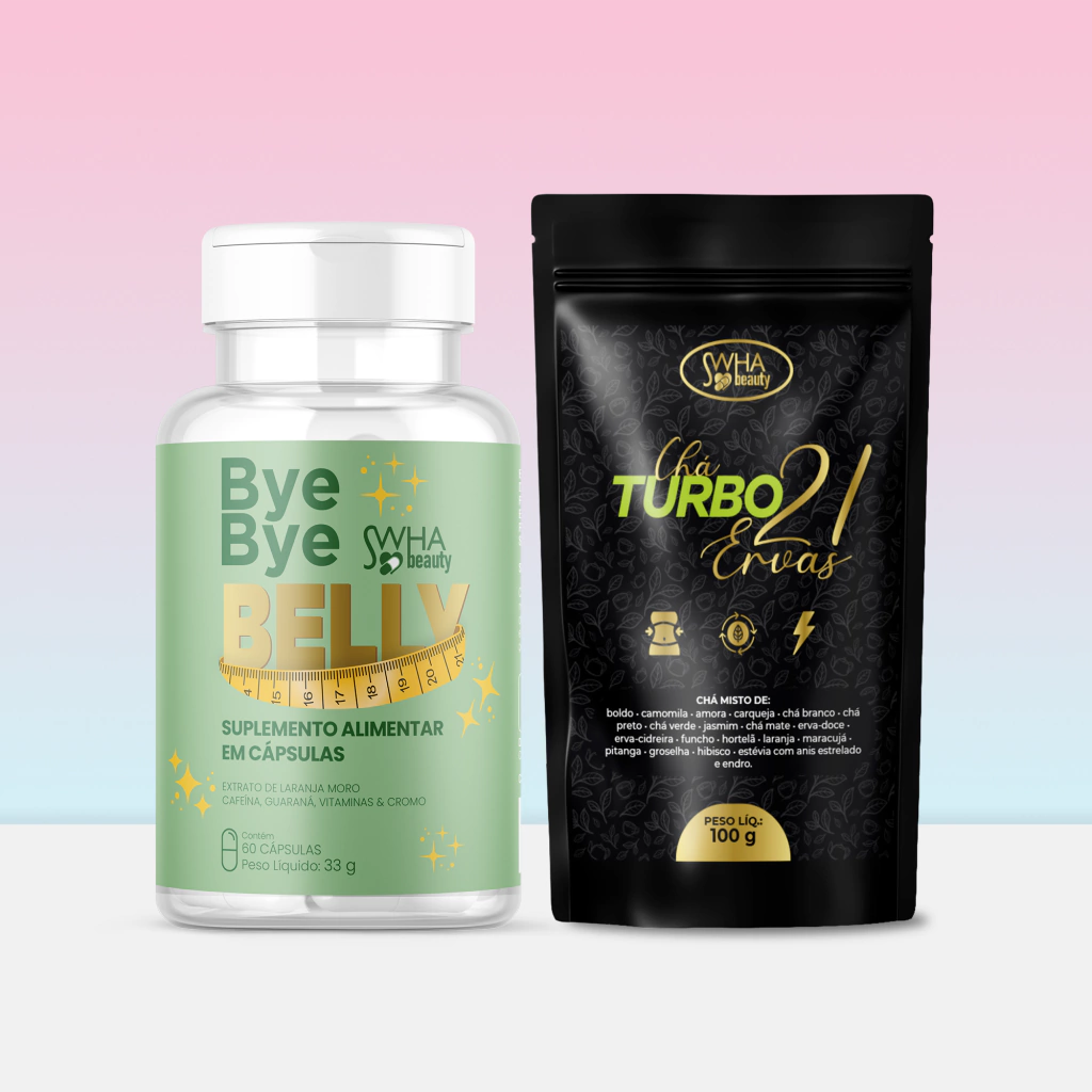 COMBO - 01 Pote Suplemento Alimentar + 01 Chá Turbo 21 Ervas