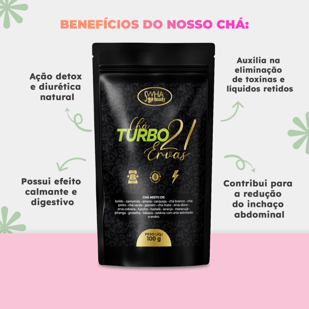 Chá Turbo 21 Ervas
